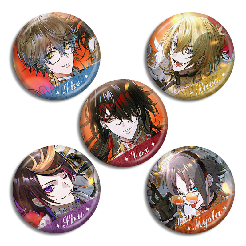 彩虹社徽章吧唧周边现货