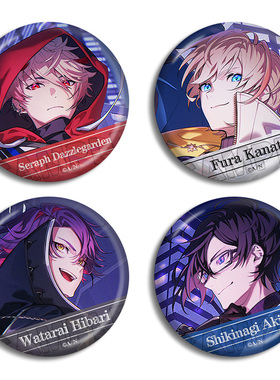 彩虹社VOLTACTION 四季凪圣来 风乐奏斗 渡会云雀 塞拉弗周边徽章