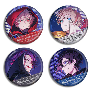 彩虹社VOLTACTION 四季凪圣来 风乐奏斗 渡会云雀 塞拉弗周边徽章