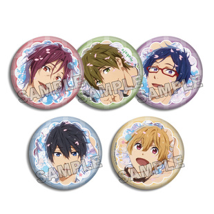 Free樱花徽章 松冈凛 橘真琴 七濑遥 叶月渚 周边吧唧