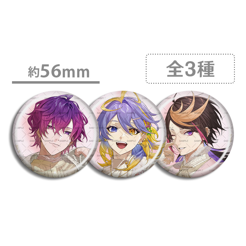 NIJISANJI EN 彩虹社 樱花 吧唧徽章 浮奇Uki 暗之Shu Aster 周边