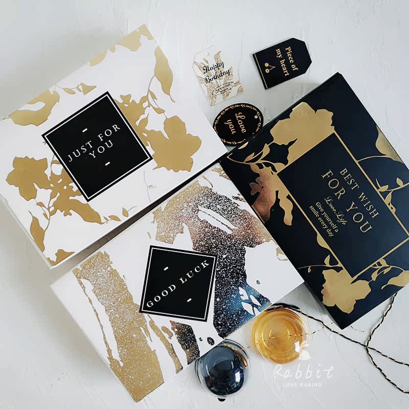 中秋花朵月饼蛋黄酥6粒手提袋