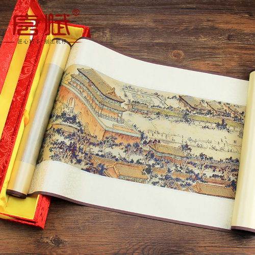 北京故宫纪念品 丝绸画织锦画 中国风元素特色出国小礼物送老外的