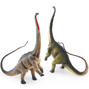工厂跨境新品仿真侏罗纪恐龙系列草食动物梁龙模型桌面装饰摆件