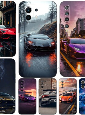 磨砂软手机壳适用小米15 14 13T1010S11 12 12X12S13PRO 兰博基尼跑车赛车