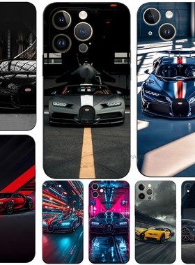 磨砂软手机壳适用苹果iPhone17 16 1514Pro Max mini13ProXSXRX87plus1211SE 布加迪威龙跑赛车