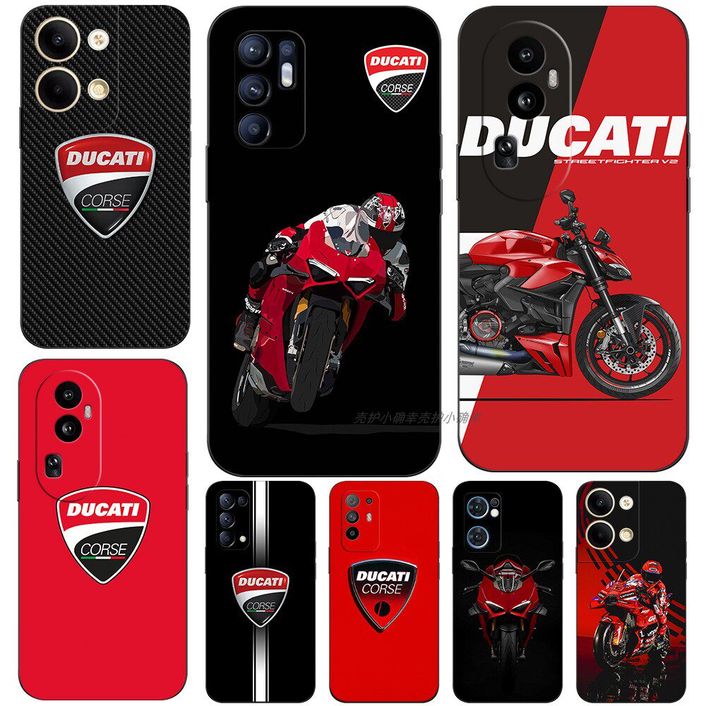 磨砂软手机壳适用OPPO A72 5G RENO13 12 11 10 9 8 7 6 5 PRO K PLUS + 杜卡迪