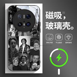 磁吸玻璃手机壳适用华为mate80pura70mate60pro max plus ultra shameless无耻之徒17