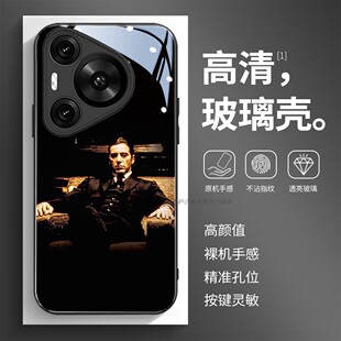 11SE 10pro ultra FATHER1 玻璃手机壳适用华为Nova14 教父电影GOD