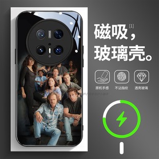 磁吸玻璃手机壳适用华为mate80pura70mate60pro max plus ultra shameless无耻之徒54