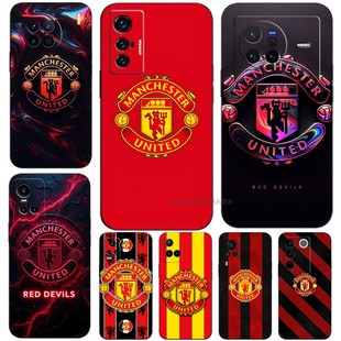 S9E S12 S16 Y74S 曼联足球 磨砂软手机壳适用VIVOS10 X90 S7T S15 X70 X60 Y76S X80