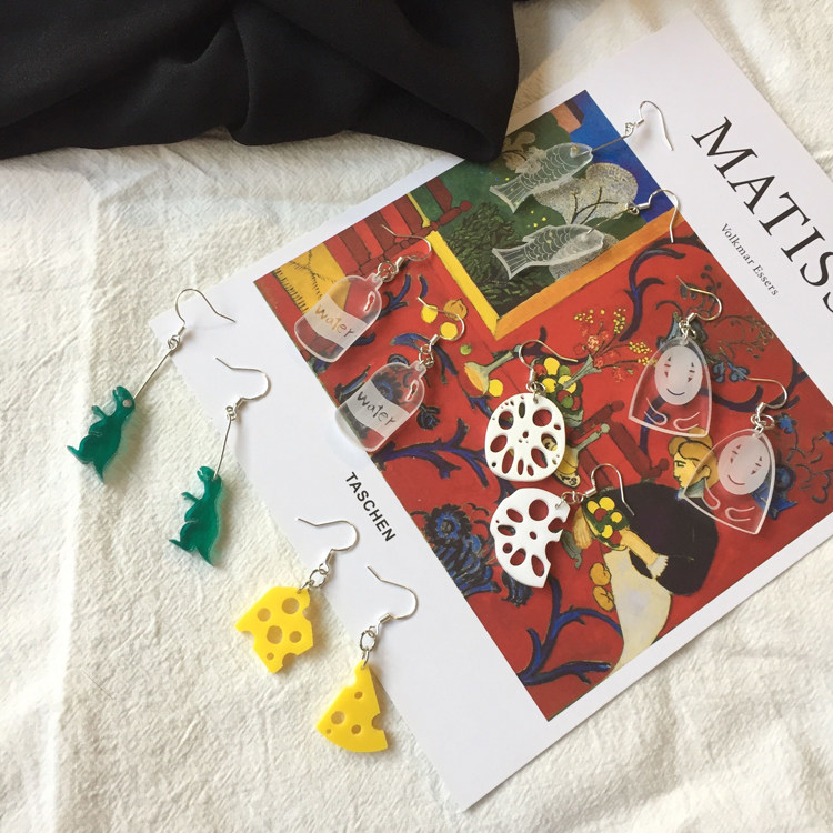 design green Earrings 2019 new pattern Versatile Round face 925 Sterling Silver re-ment  Ear Studs Simplicity summerin the Accessories/Fashion Jewelry, Earring , Earring  category - from Buy2taobao.com to provide professional Taobao agent buy service