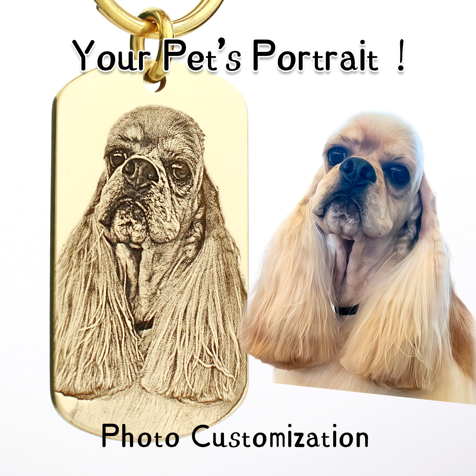 深雕纯铜狗牌定制狗名牌项圈猫牌铃铛身份牌吊牌宠物防丢走失挂牌