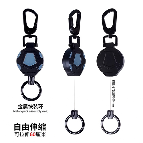 QOONG钢丝绳户外旅行挂背包防丢