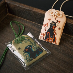 宁波南宋石刻刺绣御守原创香囊香包创意平安符挂件文创新年礼物