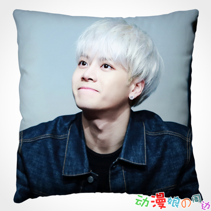 diy王嘉尔照片汽车靠垫抱枕包邮