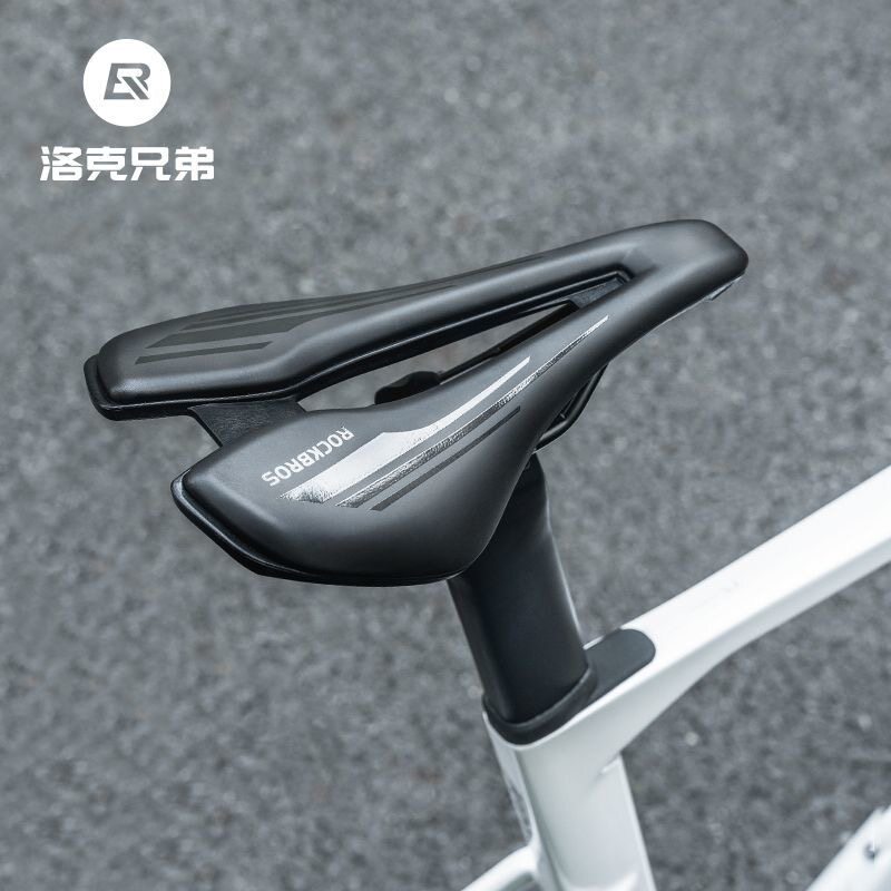 洛克兄弟公路车座垫山地自行车鞍座中空短鼻舒适坐垫竞赛骑行单车