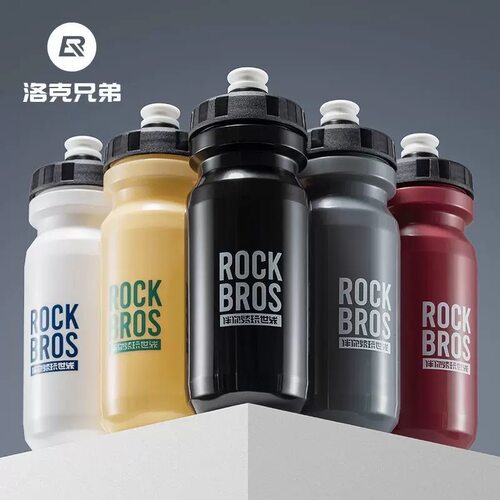 洛克兄弟食品级挤压式骑行水壶