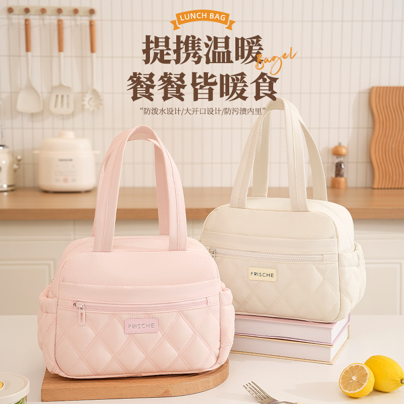 新款提携温暖四方保温便当包