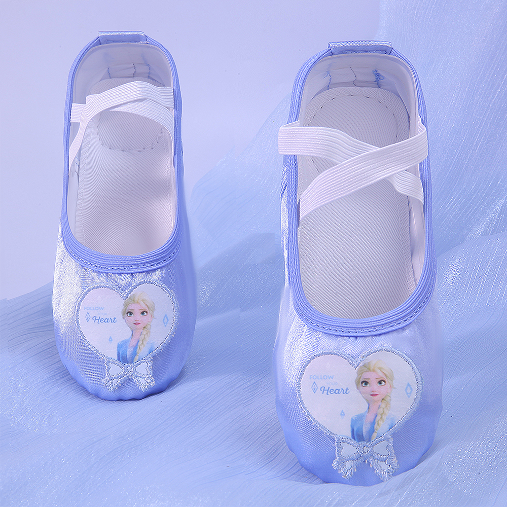 儿童舞蹈鞋软底练功鞋女孩猫爪跳舞鞋小孩幼儿中国舞艾莎芭蕾舞鞋