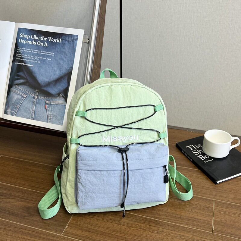 山系户外迷你登山包拼色轻便小双肩包男女休闲包徒步斜挎旅行小包