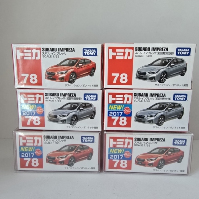 多美卡78斯巴鲁翼豹subaru