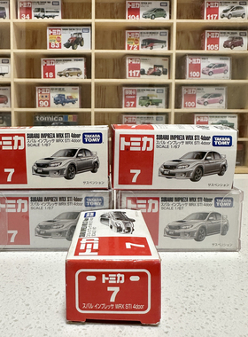 多美卡斯巴鲁合集翼豹合金车模IMPREZA WRX STI