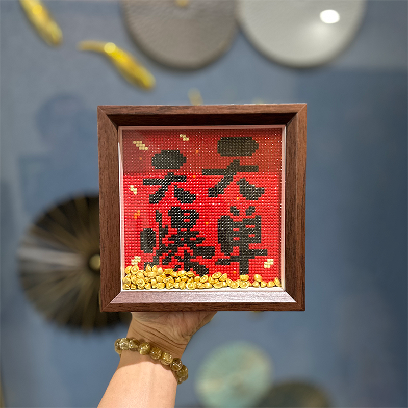 天天爆单钻石画附带相框