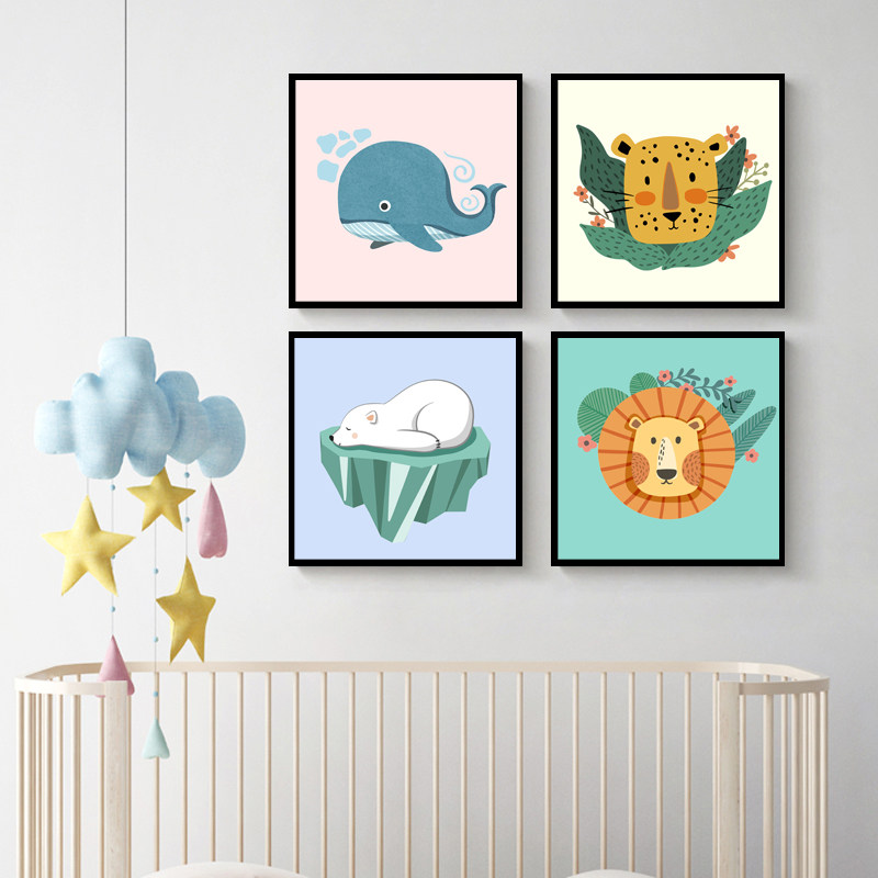 带框钻石画满钻动物园2023新款5d儿童手工diy砖石十字绣水晶贴画,居家布艺,钻石绣,淘宝优惠券,粉丝福利购,淘宝优惠卷