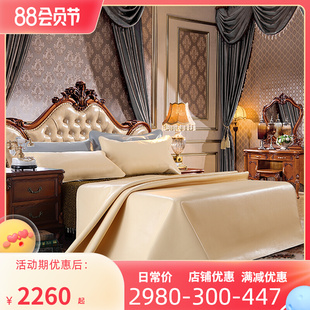 【无铬鞣】西部水牛皮凉席1.8米床彩色牛皮席三件套 1.5m纯色软席