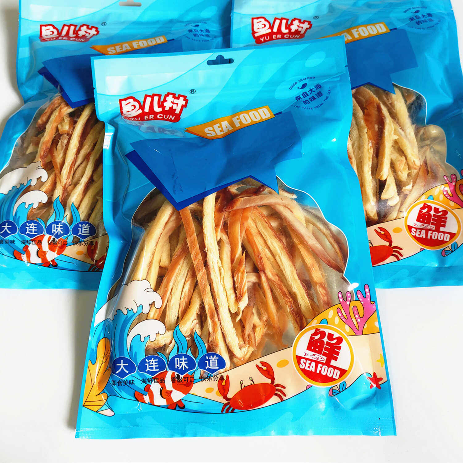 大连特产手撕鱿鱼条500g鱿鱼肉开袋即食粗鱿鱼丝片小吃大包装袋装,零食/坚果/特产,即食鱿鱼零食,淘宝优惠券,粉丝福利购,淘宝优惠卷