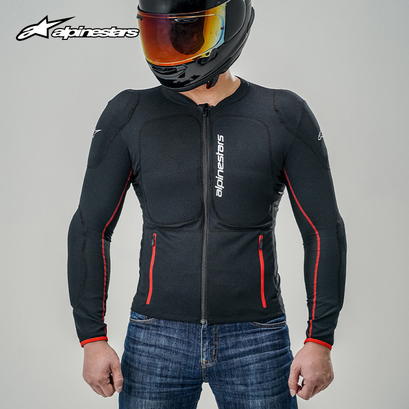 a星alpinestars骑行服摩托车护甲衣夏季网眼防摔护具机车服BASE男