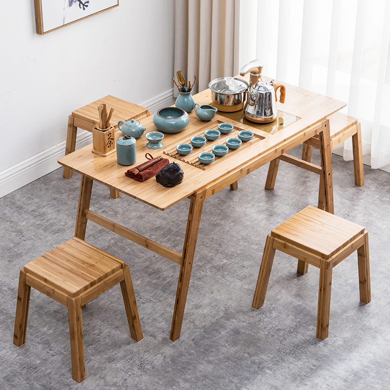 新中式茶几竹办公家用茶台简约小户型桌椅组合客厅全自动一体茶桌在类目 住宅家具, 几类, 茶几中 - 来自Buy2taobao.com提供专业的淘宝代购服务