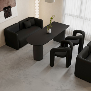 婚纱店美容院沙发网红摄影工作室休息洽谈影楼选片区接待桌椅卡座