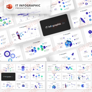 ppt模板IT互联网络商业投资品牌营销业务推广公司工作总结1304