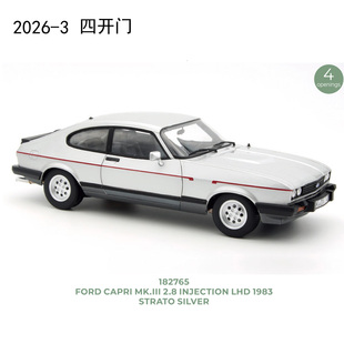 NOREV 1/18 福特Ford Capri Mk.III 2.8  1983合金汽车模型