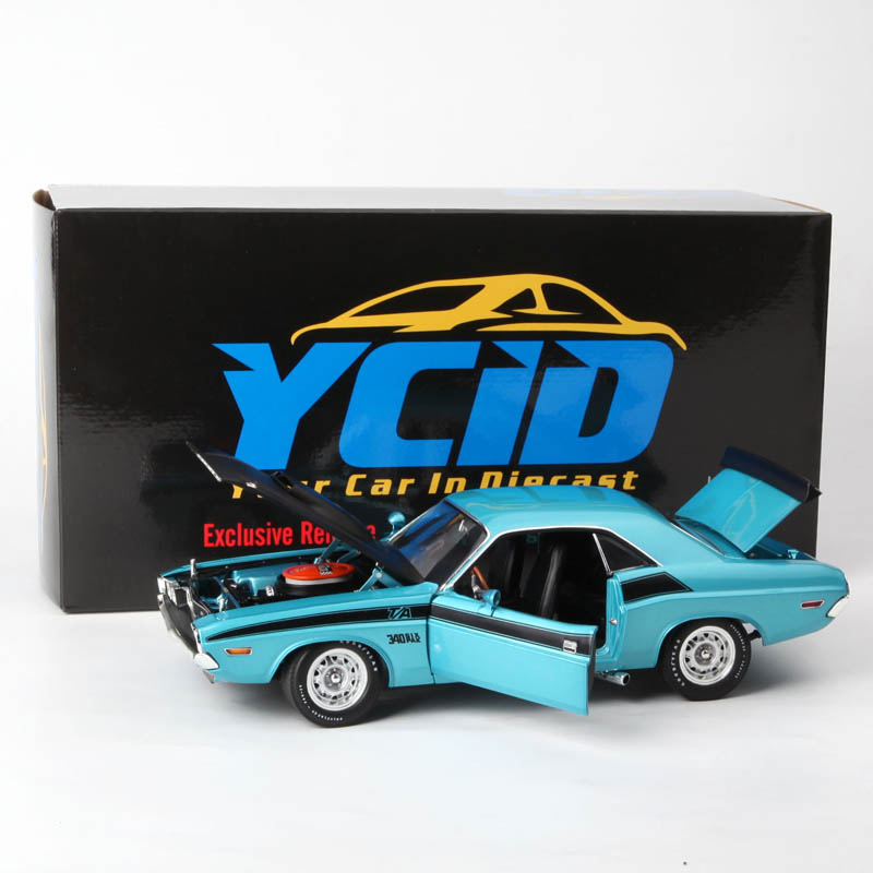 ACME 1/18 1970 Dodge Dart Street Fighter 合金汽车模型蓝色黑 玩具/童车/益智/积木/模型 合金车/玩具仿真车/收藏车模 原图主图