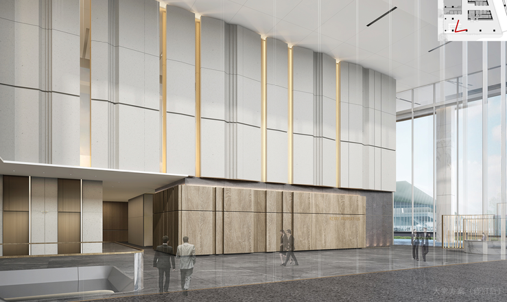 jy6369-ccd-深圳东亚嘉里t8办公楼大堂过道电梯厅轿厢ppt设计方案