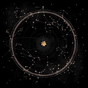 塔luo牌罗牌桌布Tarot推牌绒布垫子月亮神秘祭坛布桌布