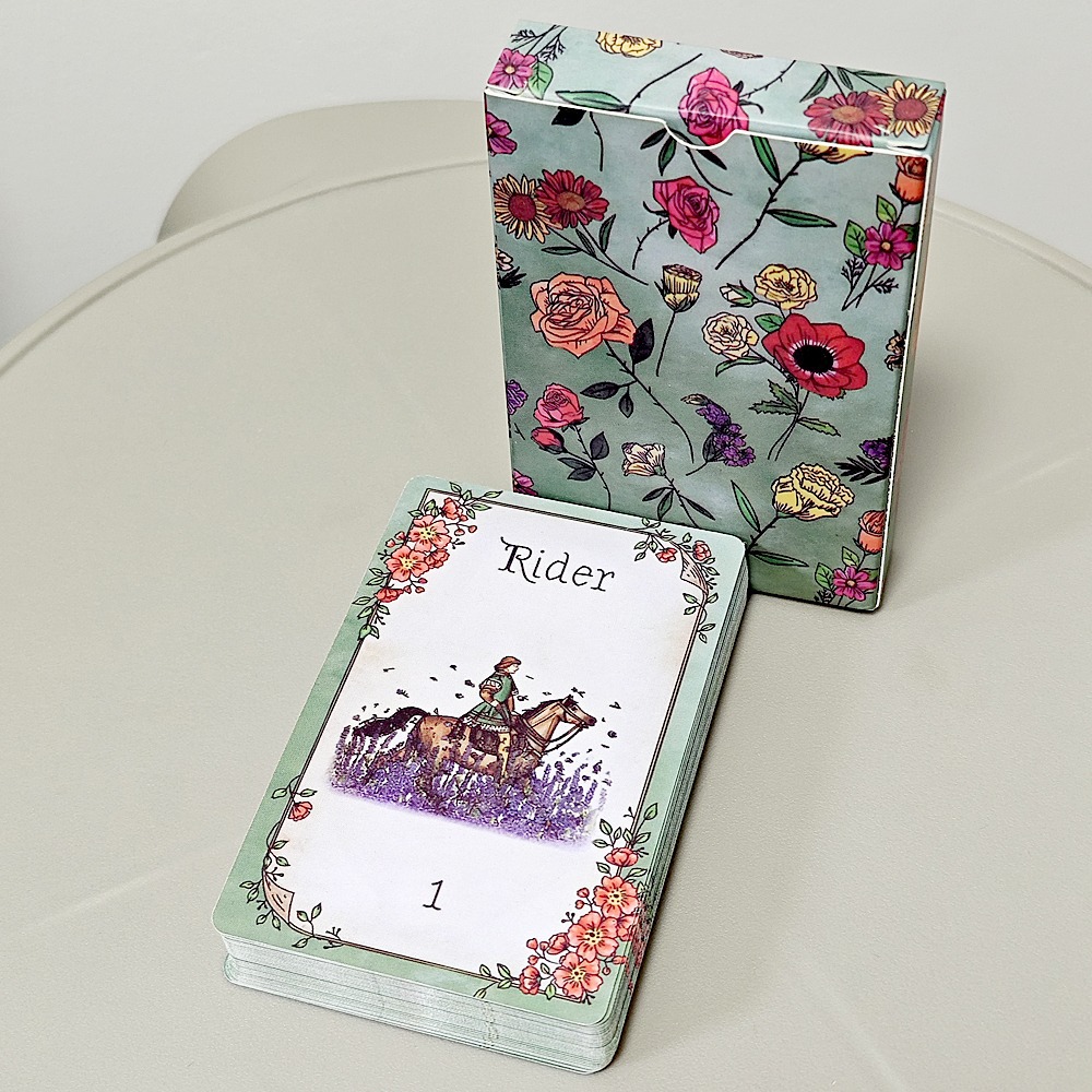 花卉雷诺曼 Floraneum Lenormand 富罗兰妮卡牌 36张 9*6cm植物