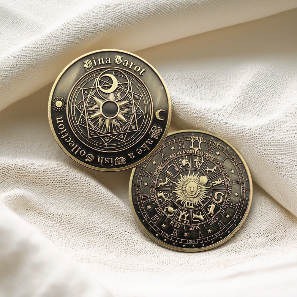 塔罗牌硬币四元素开牌道具牌灵