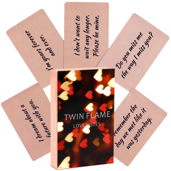 Twin Flame Love Notes双生火焰浪漫笔记神谕卡 桌游卡牌