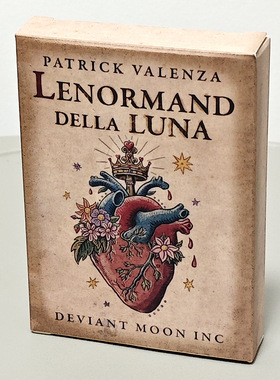 Deviant moon lenormand 邪月雷诺曼 双面压纹 9*6cm 36张卡