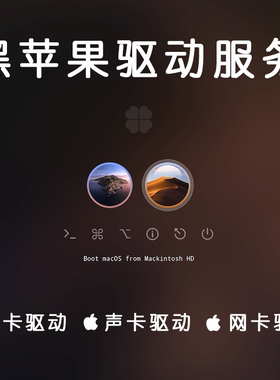 黑苹果远程安装技术支持 驱动综合问题解决服务oc引导定制