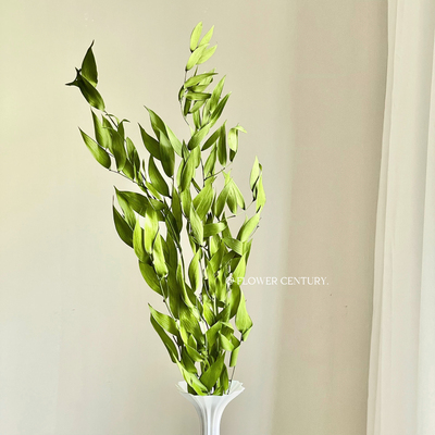 花纪进口竹叶熊猫永生花家居装饰