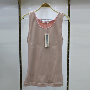 安菲正品 背心无缝美体塑身保暖内衣加厚单件打底上衣 6475秋冬新款