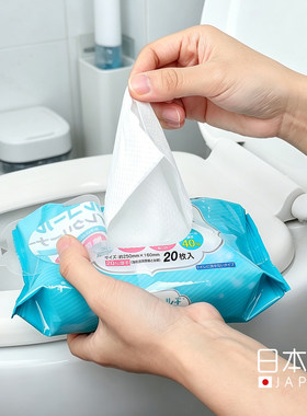 日本马桶湿巾清洁纸马桶圈擦拭巾