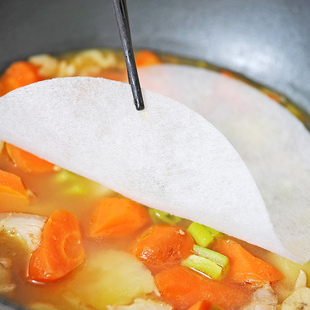 日本进口煲汤吸油纸吸油膜去汤油浮沫食品滤油纸厨房用过滤吸油纸