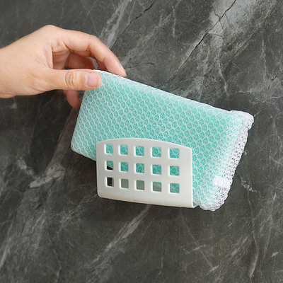 日本进口吸盘海绵架水槽沥水架