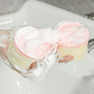 日本进口搓澡海绵擦男生女士沐浴棉搓澡巾双面搓背搓泥搓灰沐浴擦